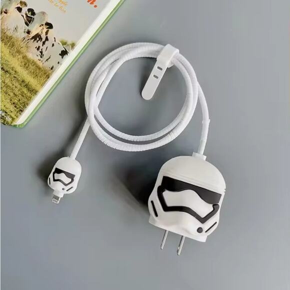 Star Wars Stormtrooper iPhone Charger Cable Protector P46 - Picture 1 of 1